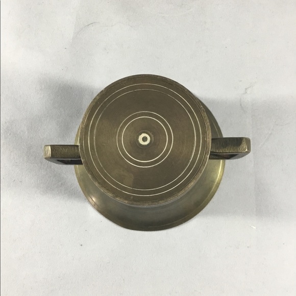 Antique Solid Brass Mortar - Picture 4 of 5